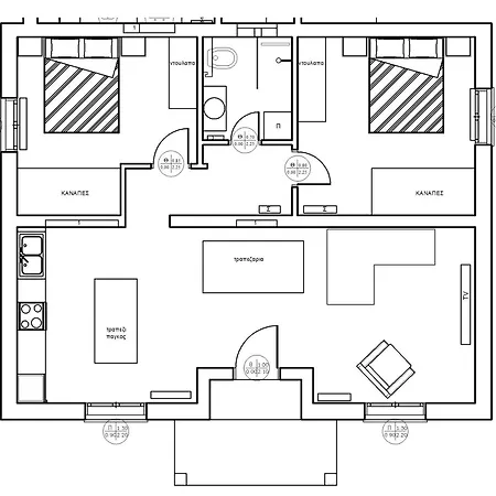 Ghini Venes - Καλώς Ήλθες Case de vacanță Tríkala